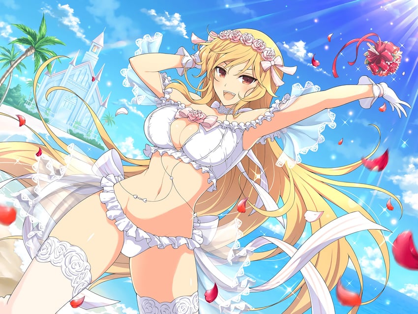 kumi (senran kagura and 2 more) drawn by yaegashi_nan