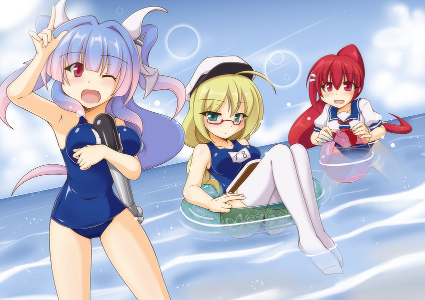 i-19, i-8, and i-168 (kantai collection) drawn by kurenaidahlia