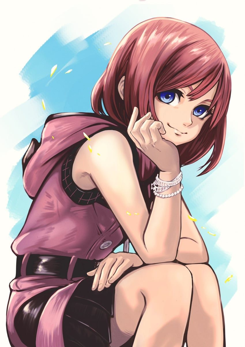 kairi (kingdom hearts and 1 more) drawn by kondou_(artist)