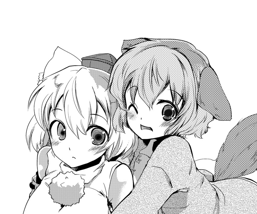 inubashiri momiji and kasodani kyouko (touhou) drawn by takara_akihito