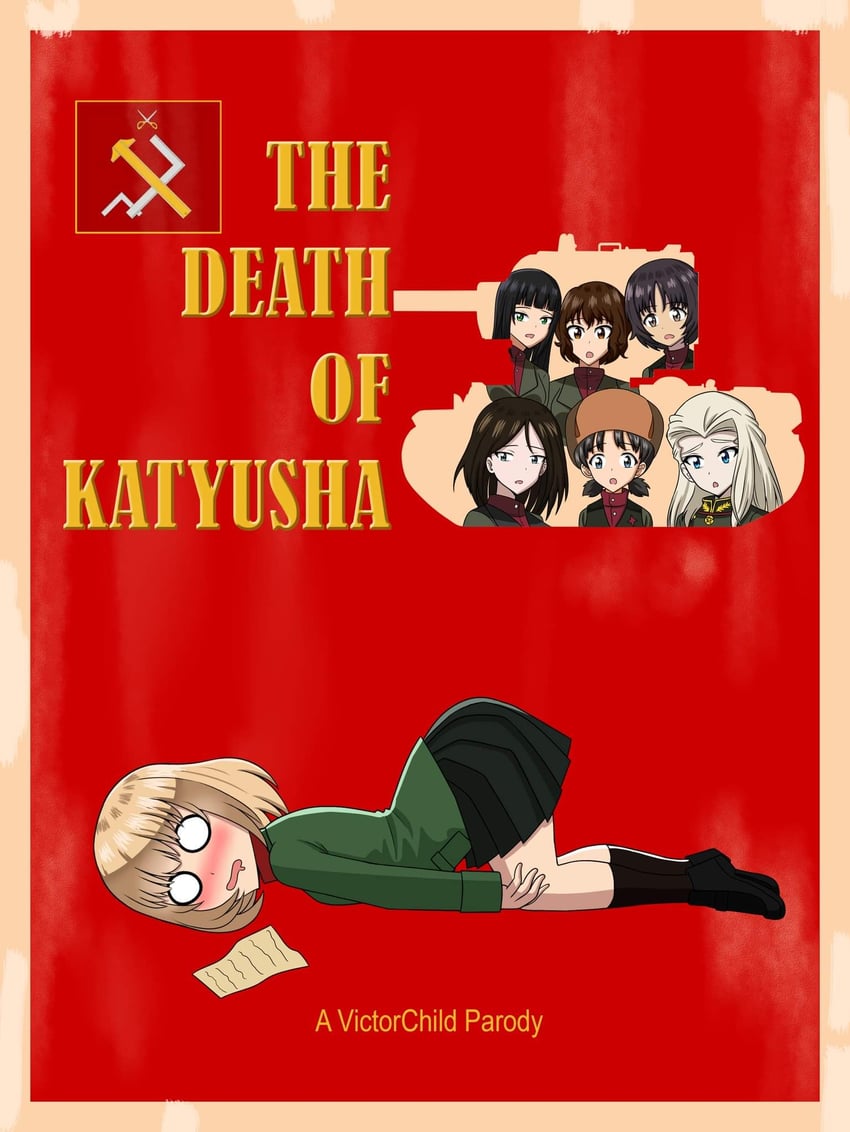 katyusha, nonna, clara, nina, and alina (girls und panzer) drawn by kuroumikei