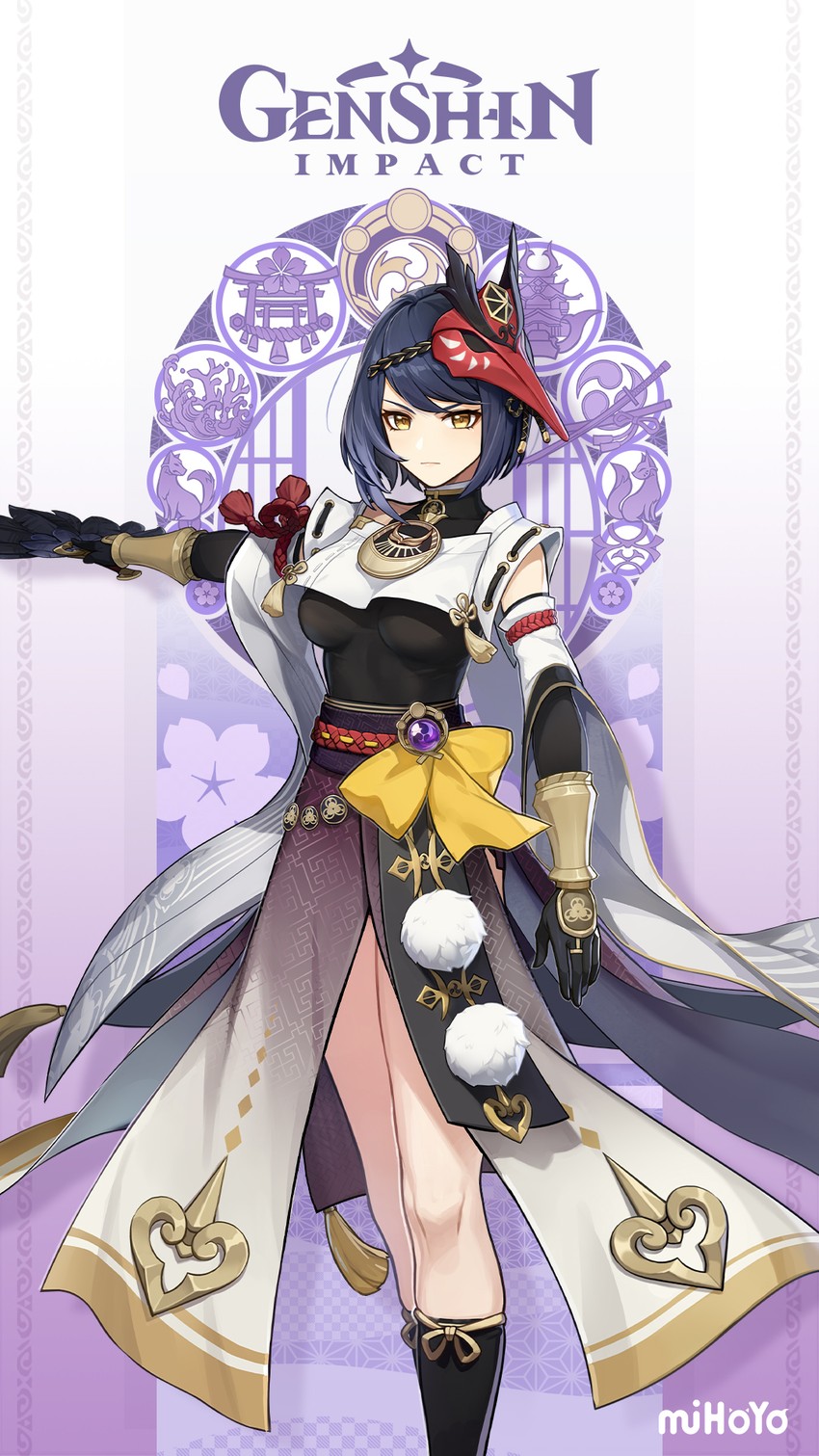 kujou sara (genshin impact)