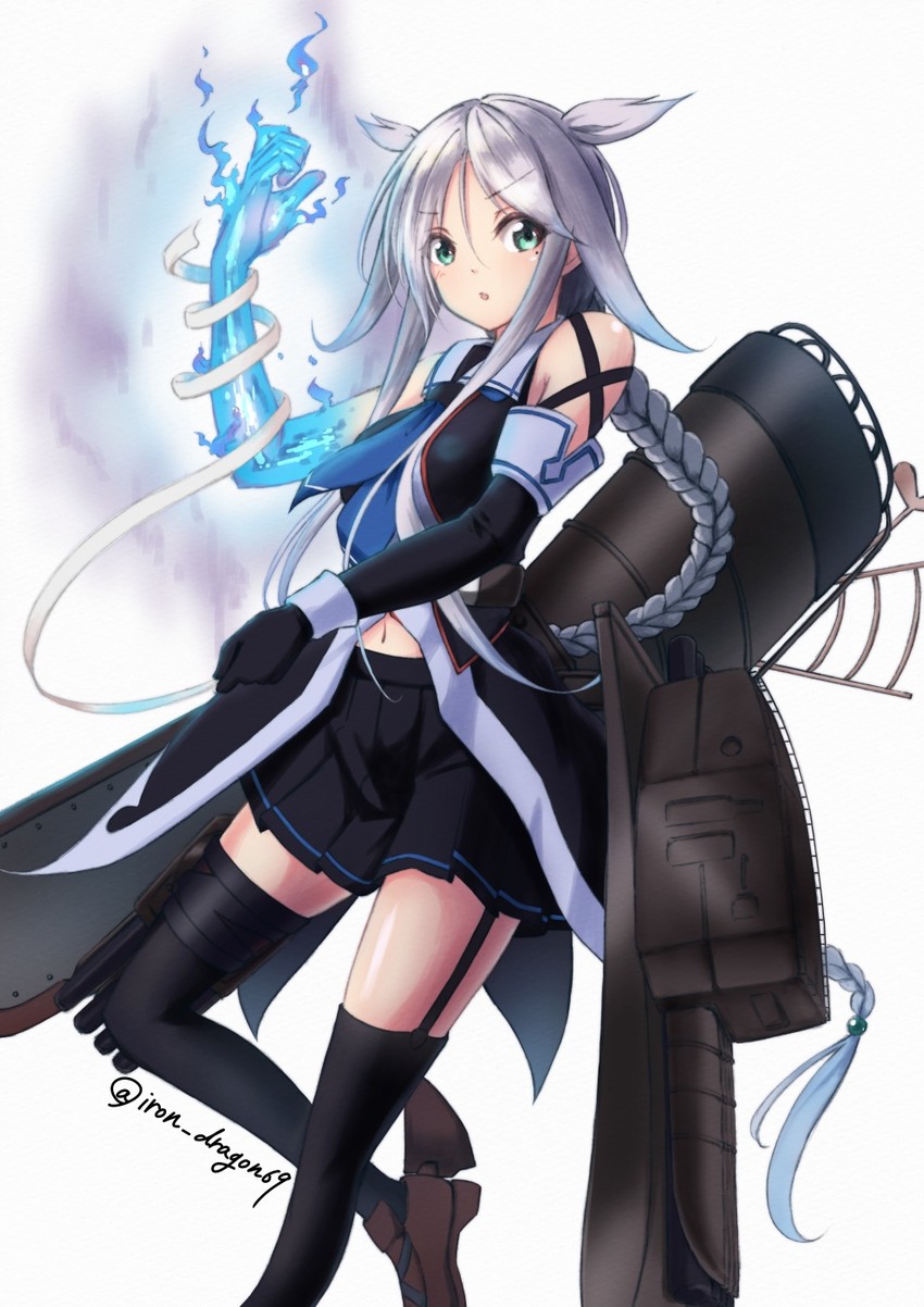 umikaze and umikaze kai ni (kantai collection) drawn by tetsuryuu