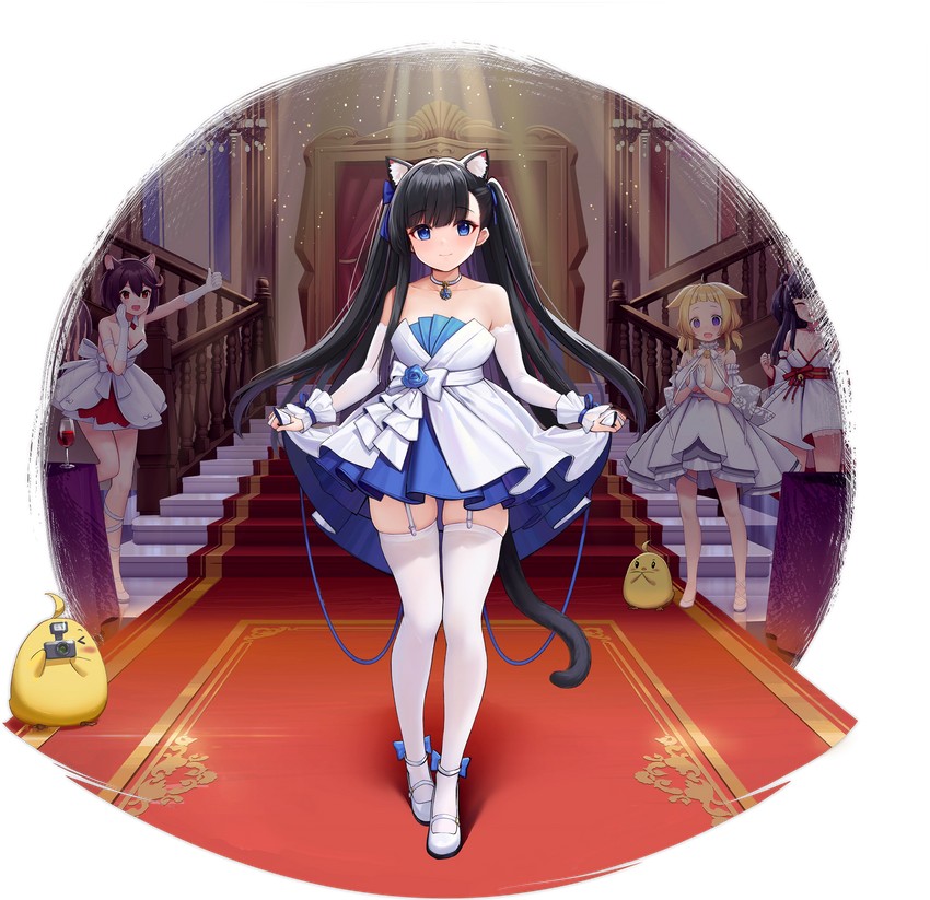 manjuu, yuugure, hatsuharu, ariake, and wakaba (azur lane) drawn by allenes
