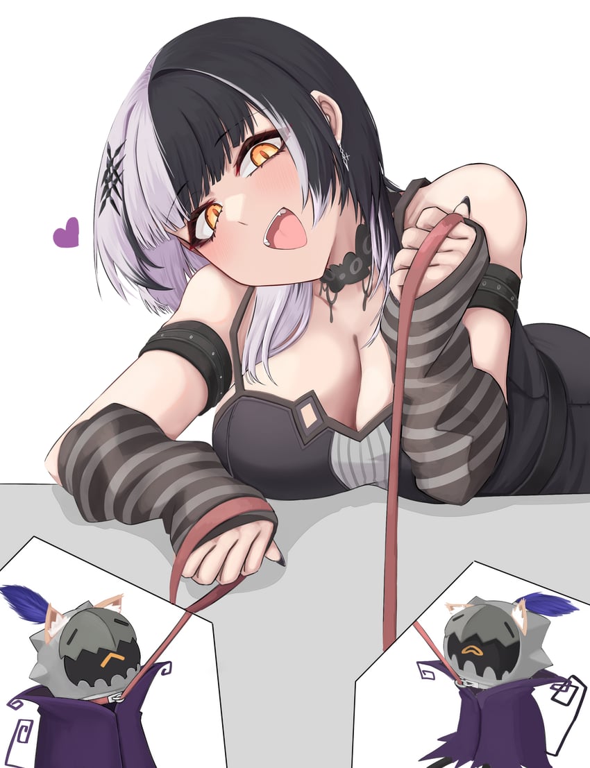 shiori novella and novelites (hololive and 1 more) drawn by mmneko