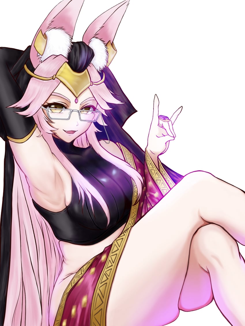 tamamo and koyanskaya (fate and 1 more) drawn by tiara3noel3