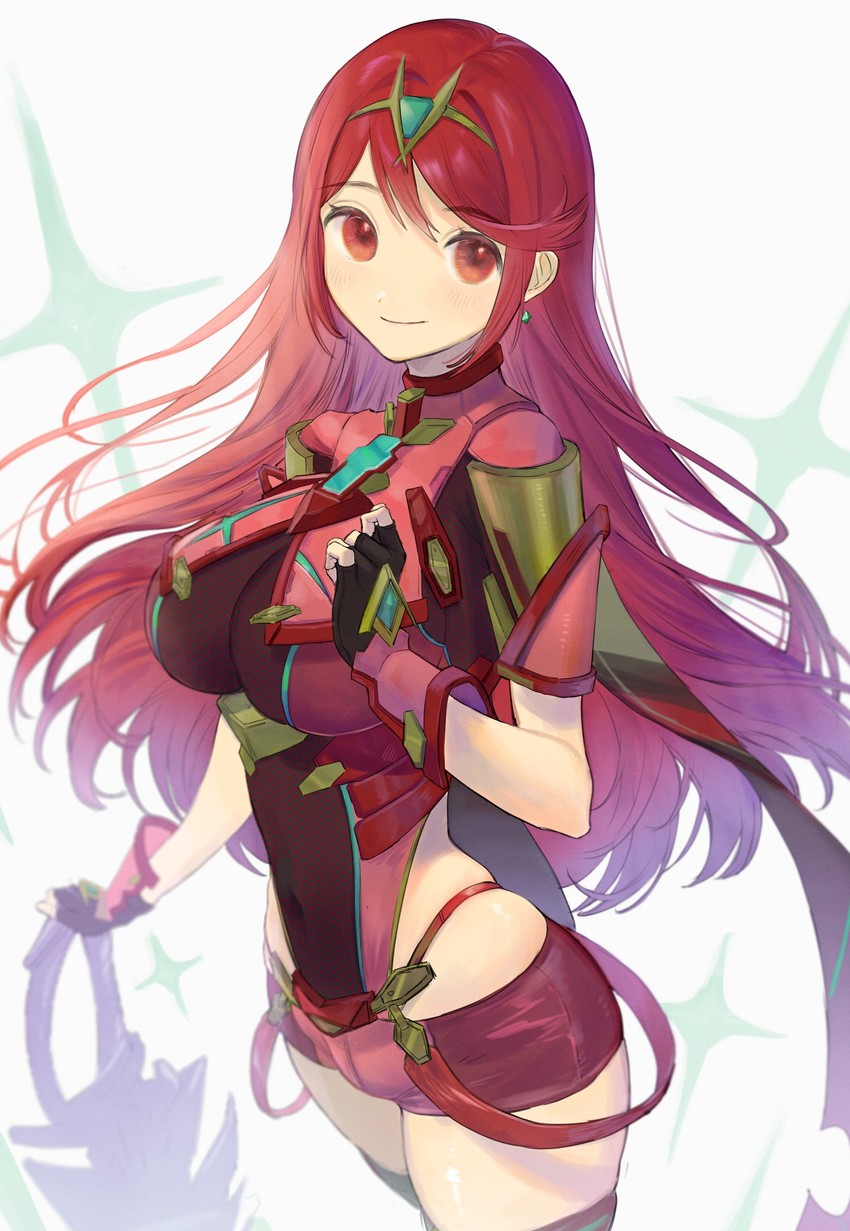 pyra (xenoblade chronicles and 1 more) drawn by fujie-yz
