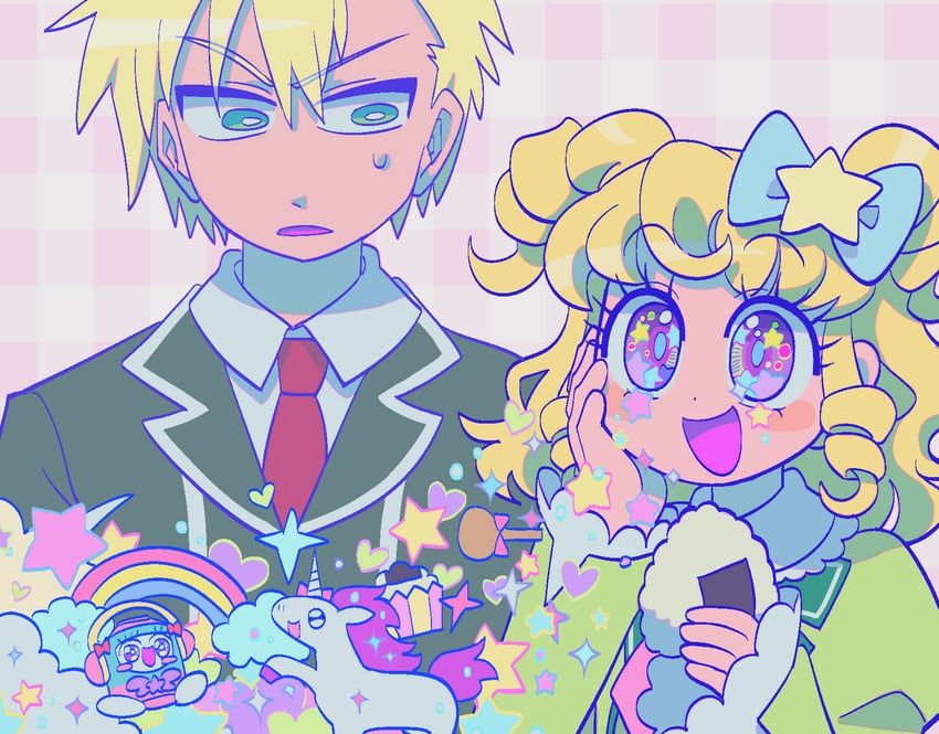 yumekawa yui, yumekawa shogo, and takki (pretty series and 2 more) drawn by lau_(laustar30)