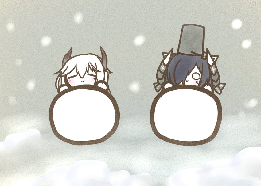 aegir and august von parseval (azur lane) drawn by koti
