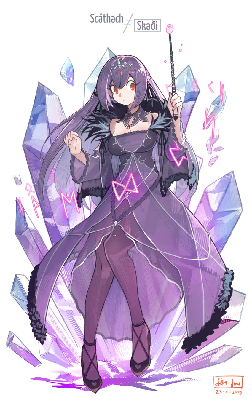 scathach and scathach skadi (fate and 1 more) drawn by sen-jou