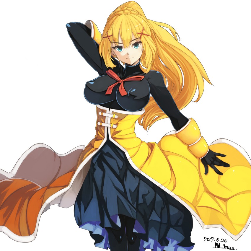 darkness (kono subarashii sekai ni shukufuku wo!) drawn by muu_(d-muu)