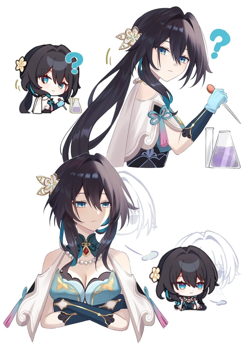 ruan mei (honkai and 1 more) drawn by pegu_098