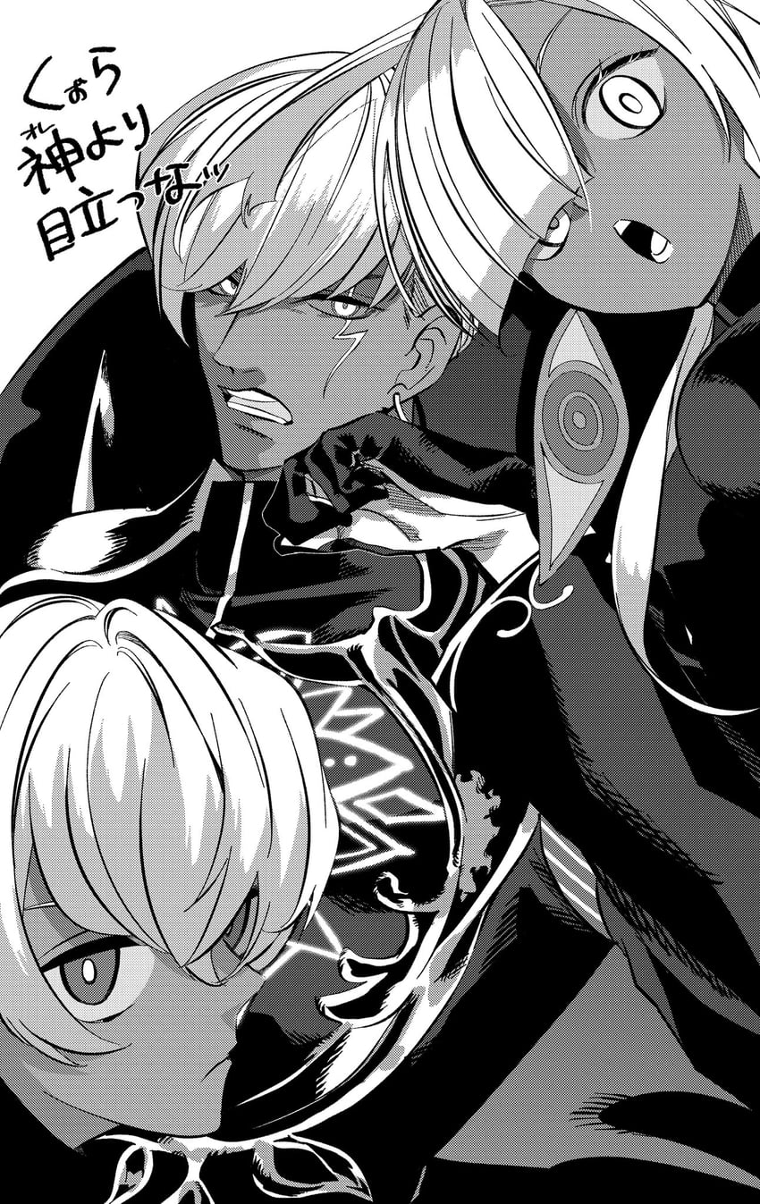 indra, girl vajra, and boy vajra (fate and 1 more) drawn by iz_(izit_unk)