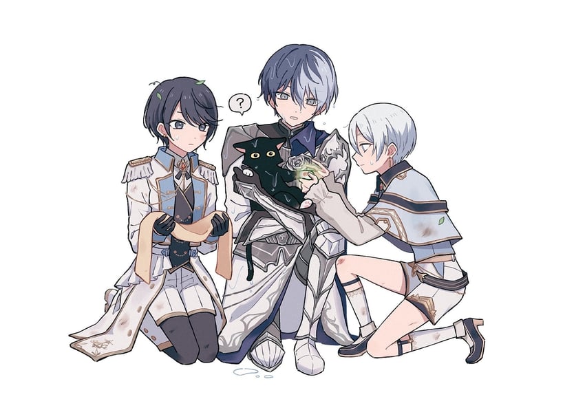 yoisaki kanade, aoyagi touya, and hoshino ichika (project sekai) drawn by b718293