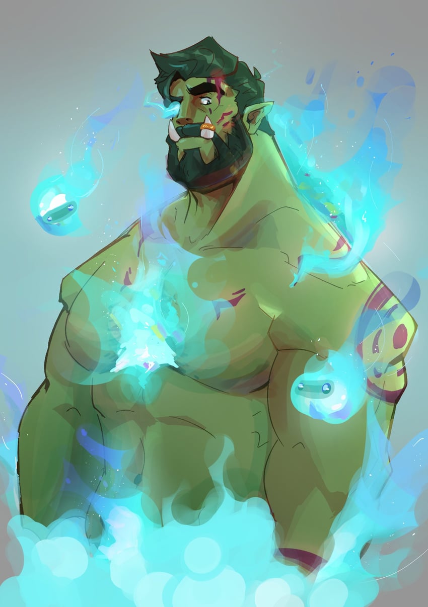 smoke (dungeons & dragons) drawn by ryder_(fares0teb)