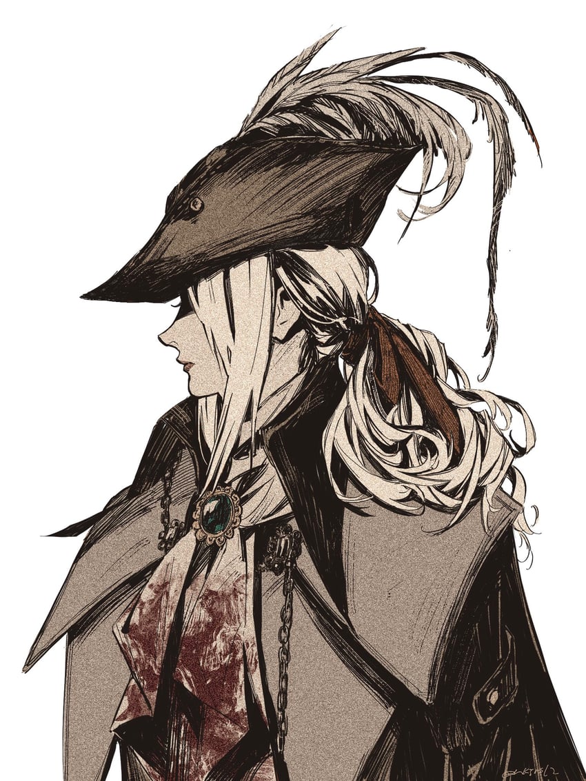 lady maria of the astral clocktower (bloodborne) drawn by fune_(nkjrs12)