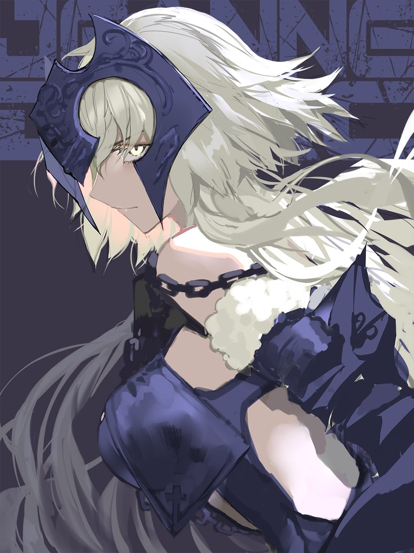 jeanne d'arc alter and jeanne d'arc alter (fate and 1 more) drawn by flprayer