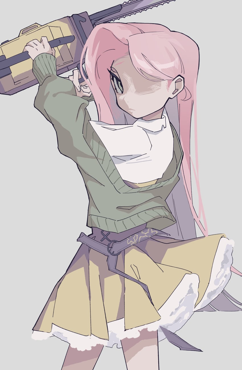 fluttershy (my little pony and 2 more) drawn by an_ding_ling