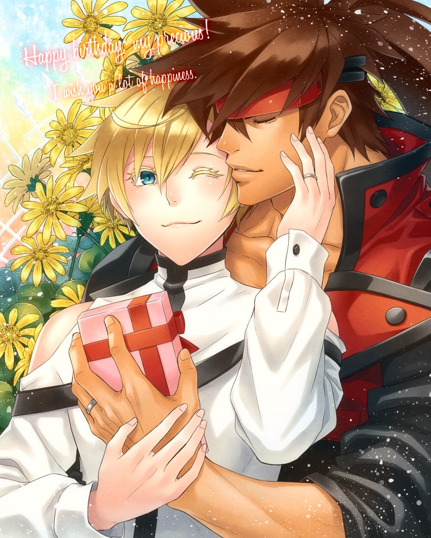 sol badguy and ky kiske (guilty gear and 1 more) drawn by yumeoti