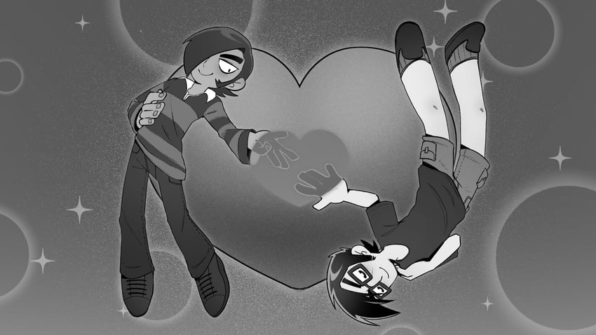 gideon graves and matthew patel (scott pilgrim and 1 more) drawn by existenc3