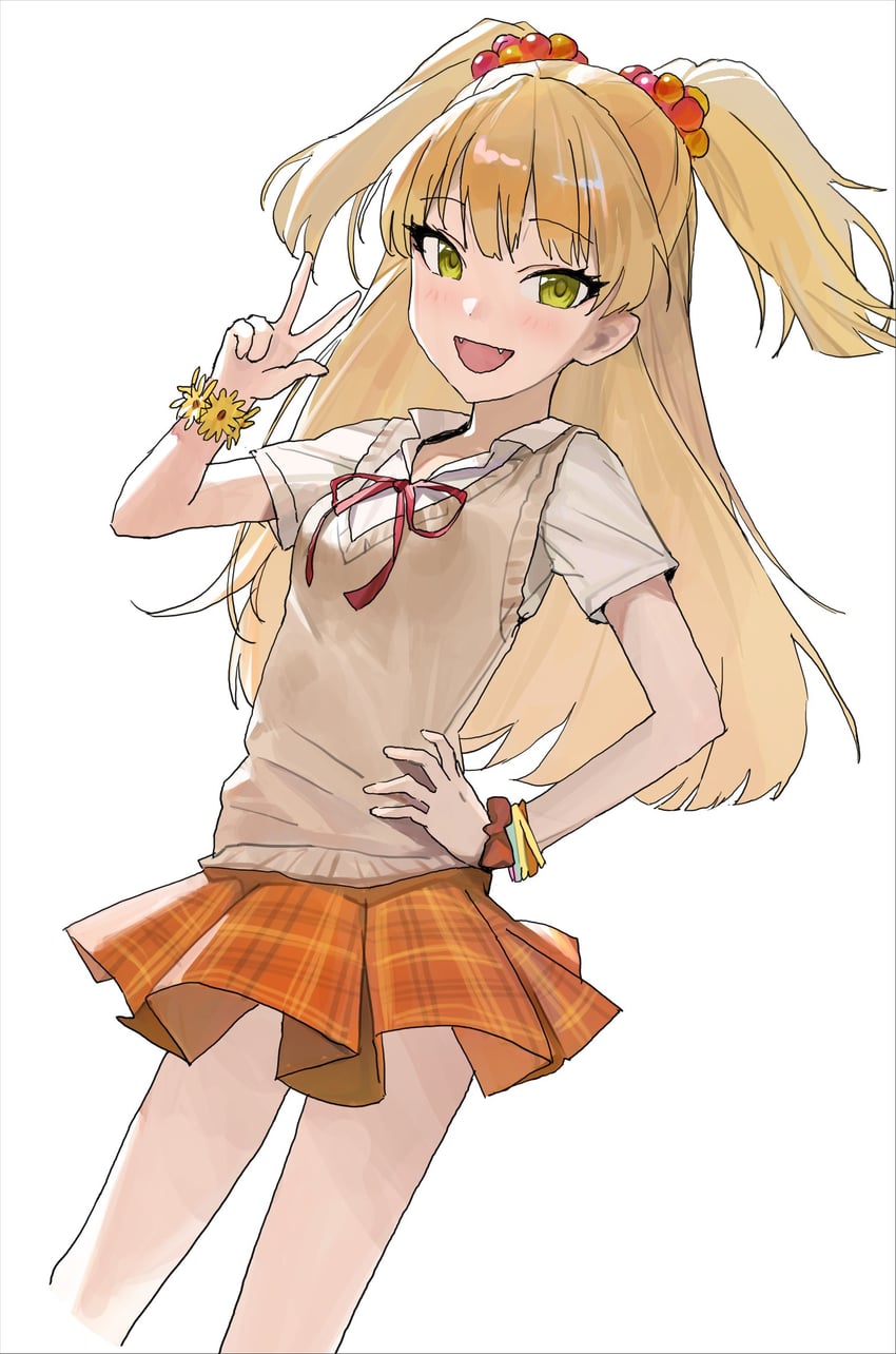 jougasaki rika (idolmaster and 1 more) drawn by logknn
