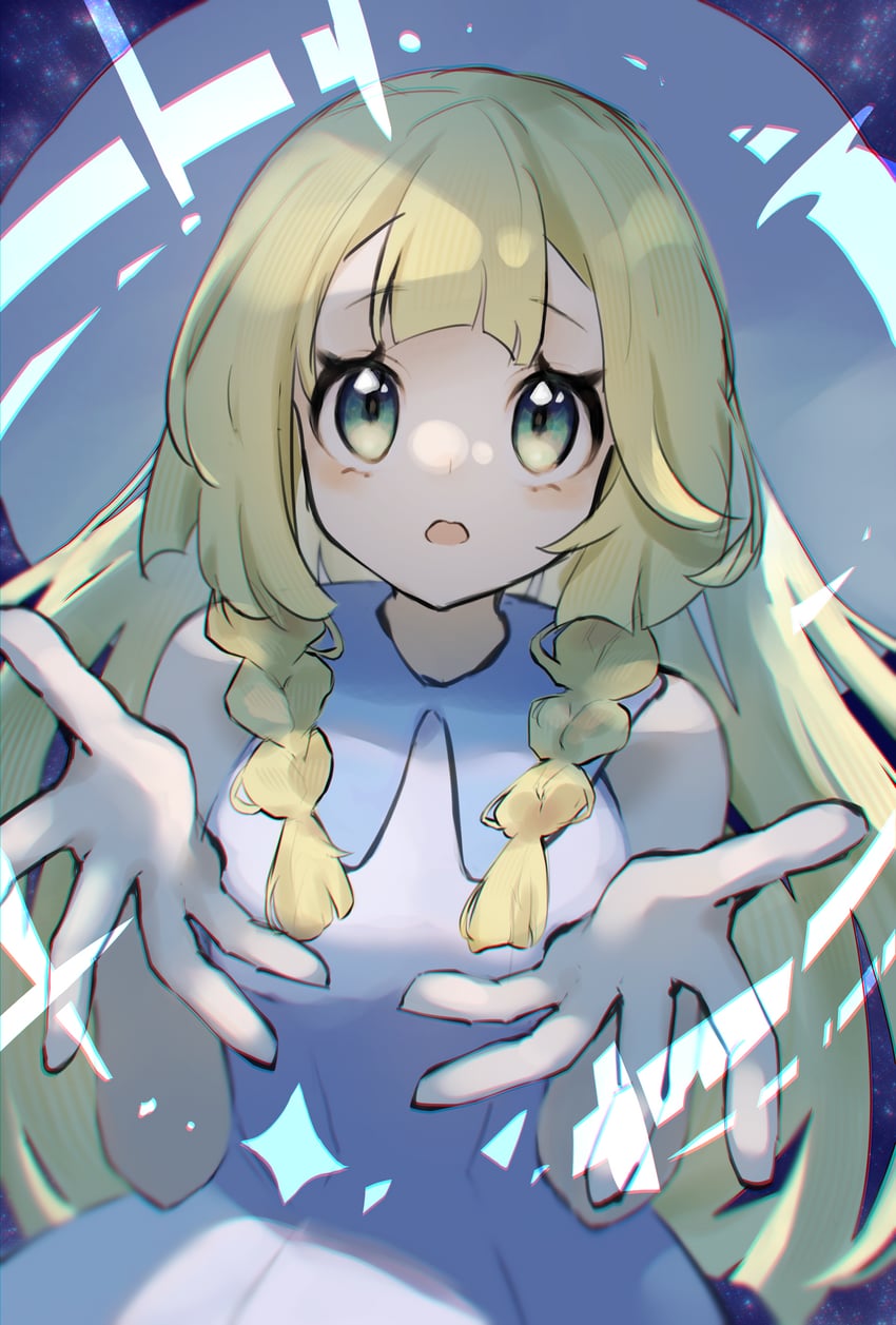 lillie (pokemon and 1 more) drawn by asatte_3z
