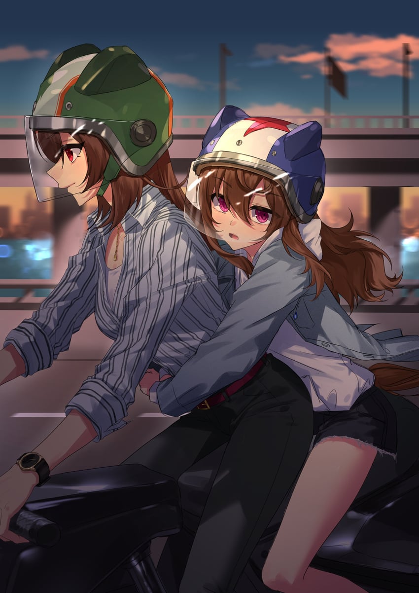 sirius symboli and nakayama festa (umamusume) drawn by gul_(parfaitgul)