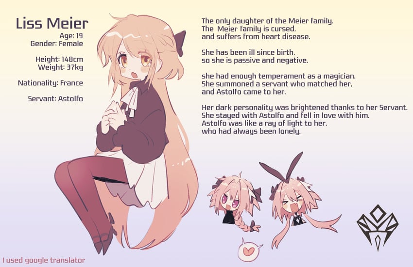 astolfo and liss meier (original and 1 more) drawn by koyashaka