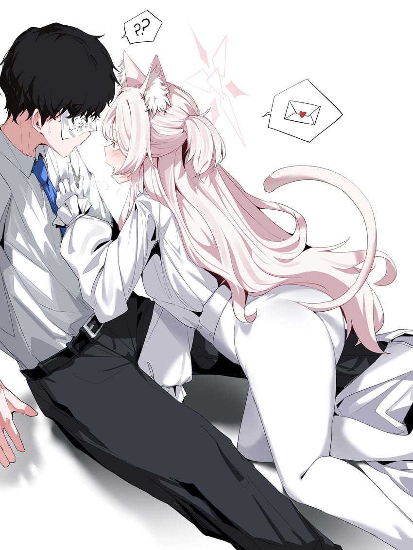 sensei, doodle sensei, and akira (blue archive) drawn by plentyofempty