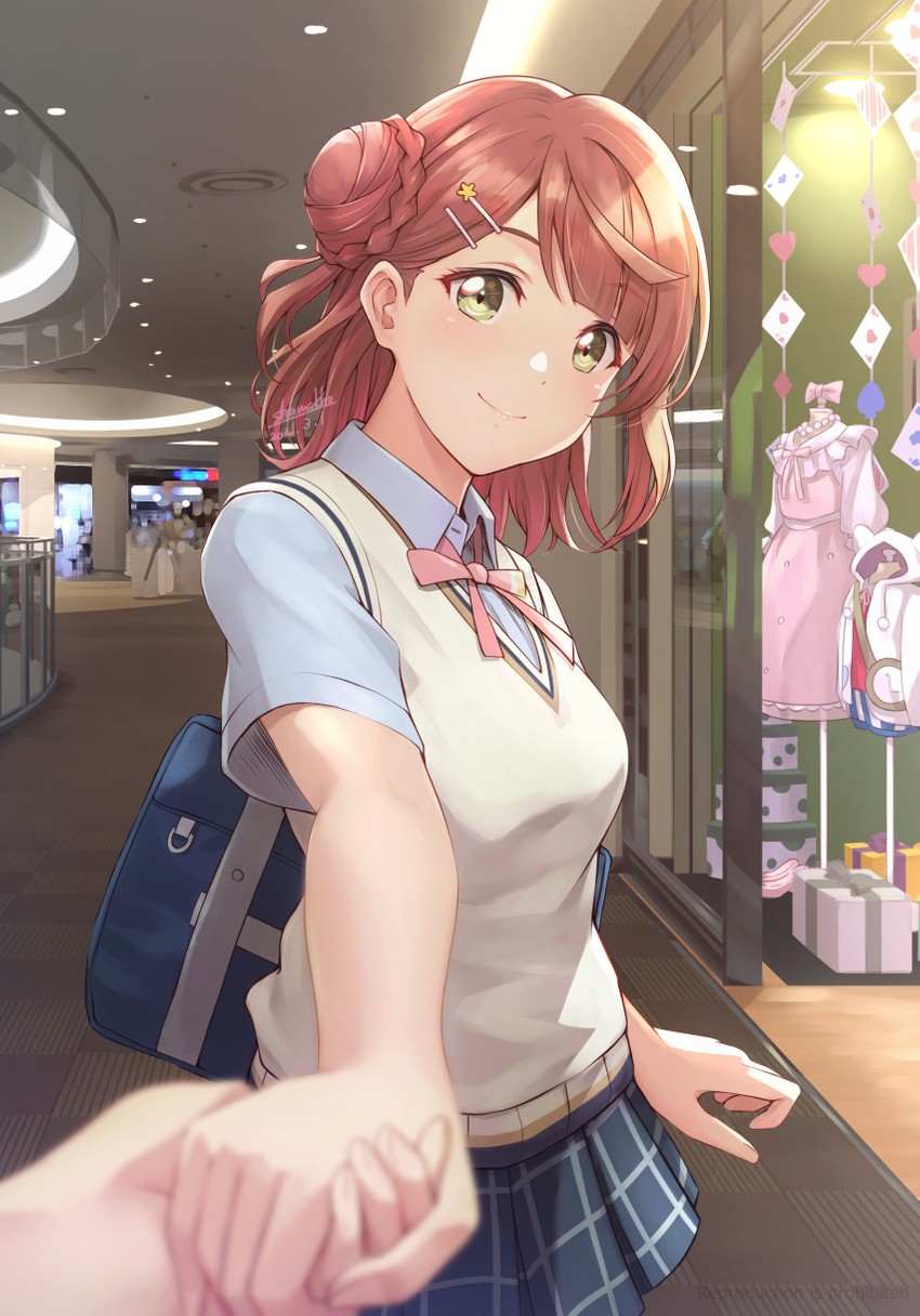 uehara ayumu (love live! and 2 more) drawn by shamakho