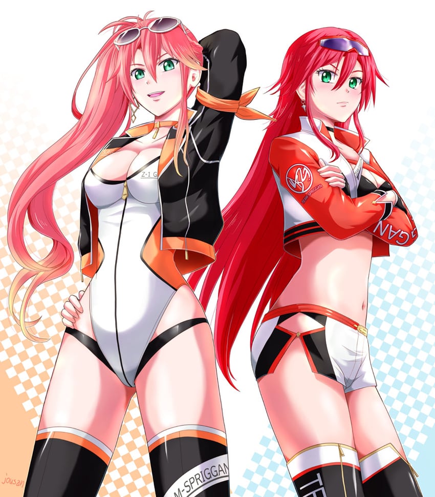 judith lanster and celis ortesia (eiyuu densetsu and 3 more) drawn by xiacheng_tatsuya