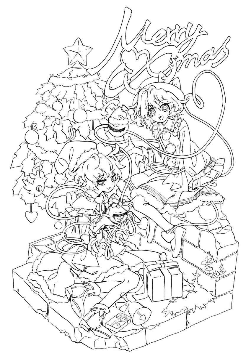 komeiji koishi, komeiji satori, kaenbyou rin, and reiuji utsuho (touhou) drawn by ndasuzu_(n64qd11)