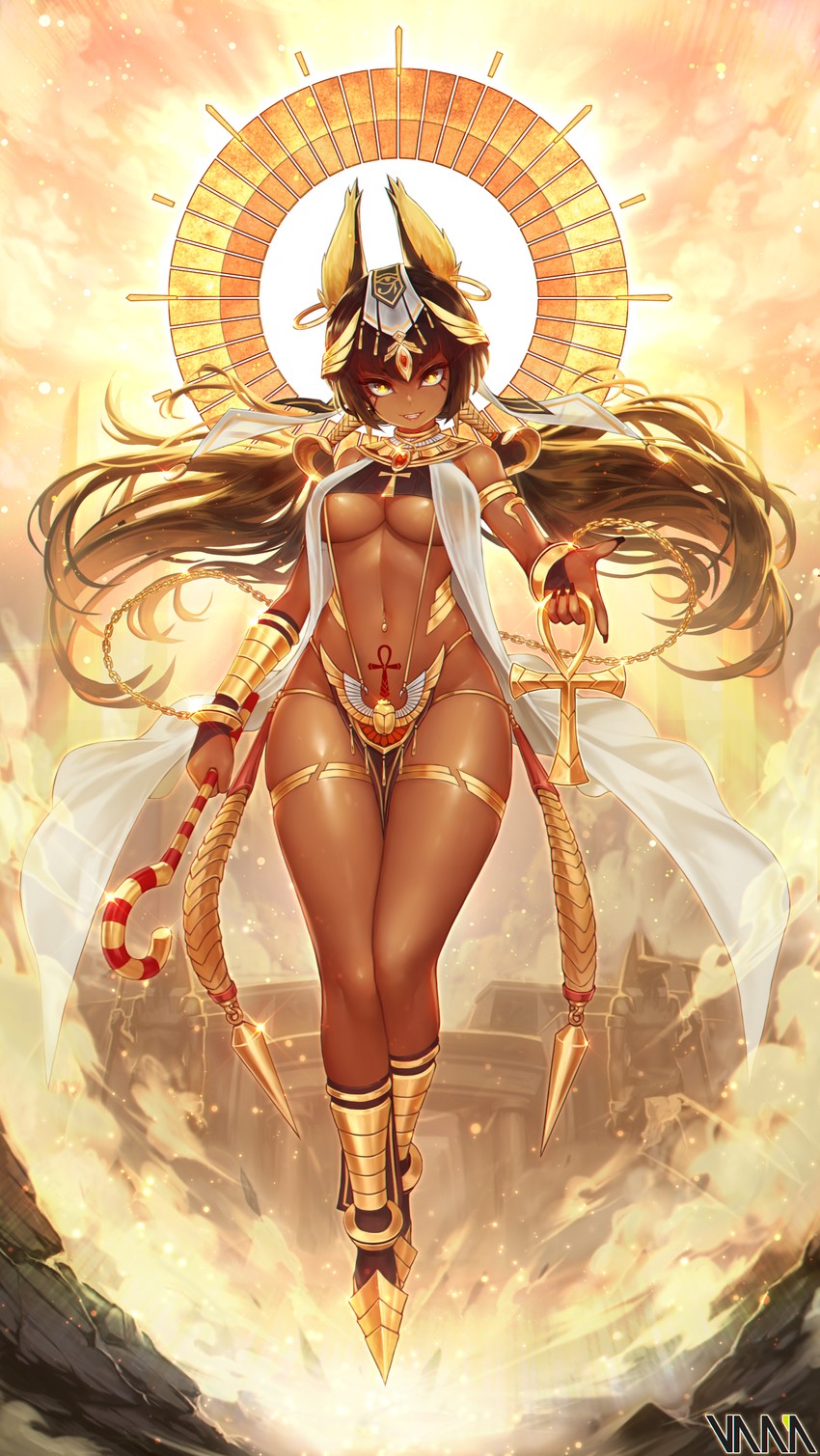 anubis (original and 1 more) drawn by vana