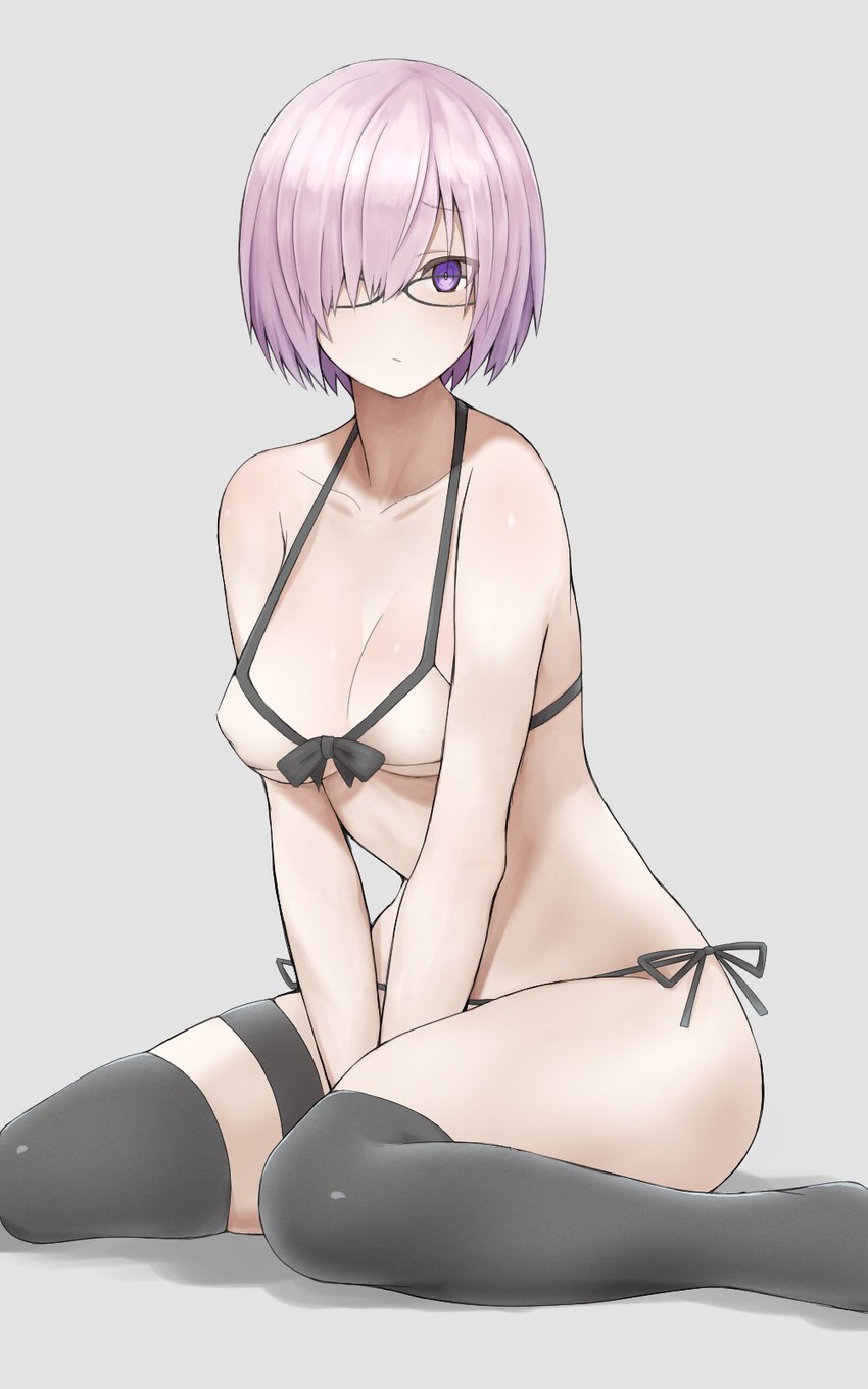 mash kyrielight (fate and 1 more) drawn by be9459