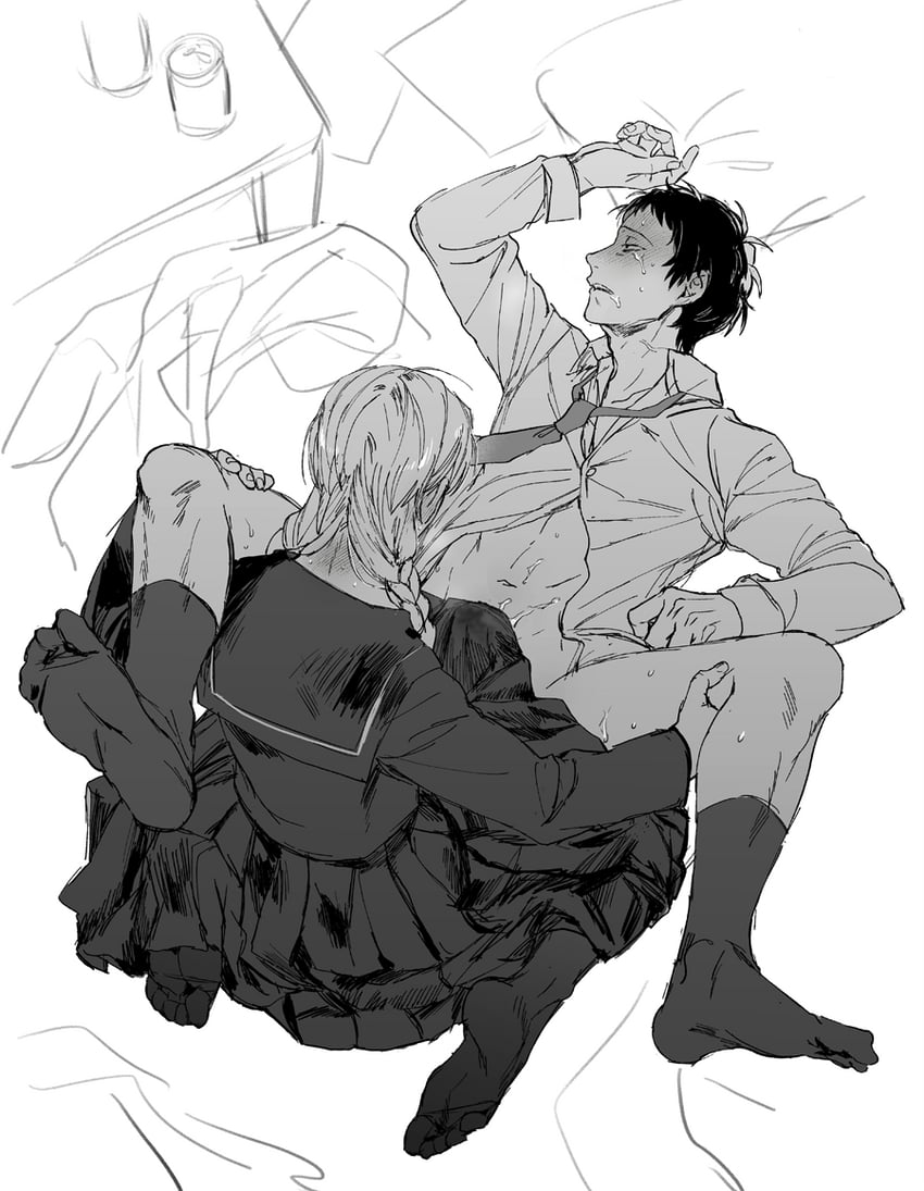 narukami yu and adachi tooru (persona and 1 more) drawn by ido_(nothing679)