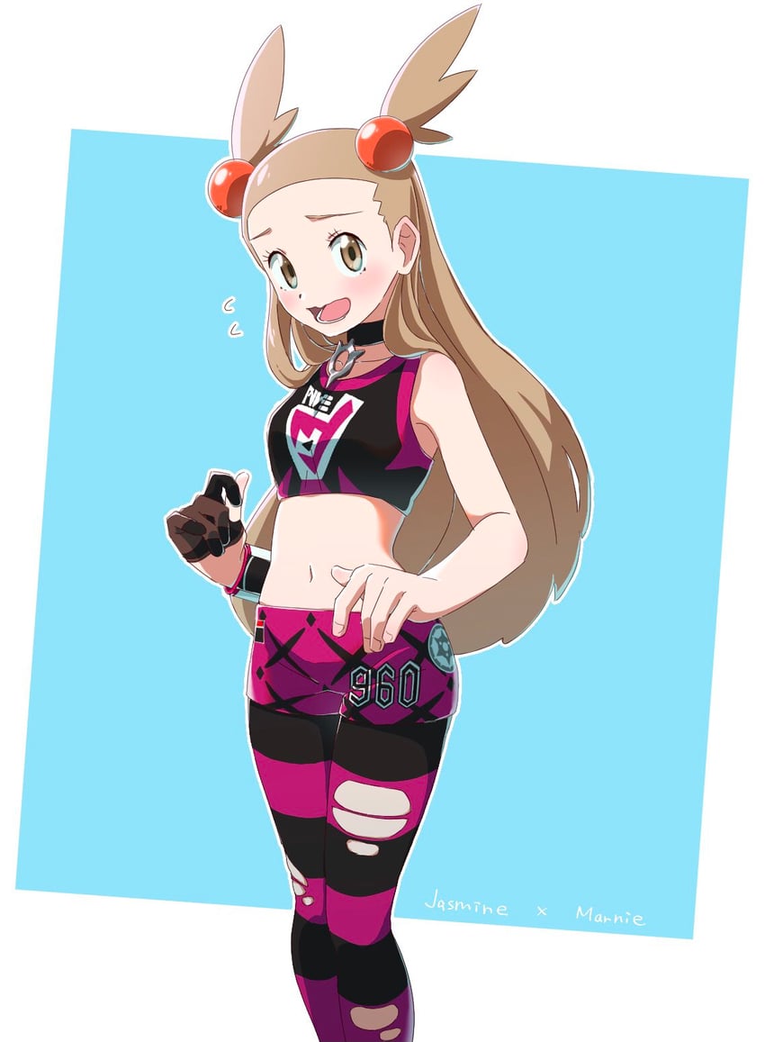 marnie and jasmine (pokemon and 2 more) drawn by ko_izumi_hida