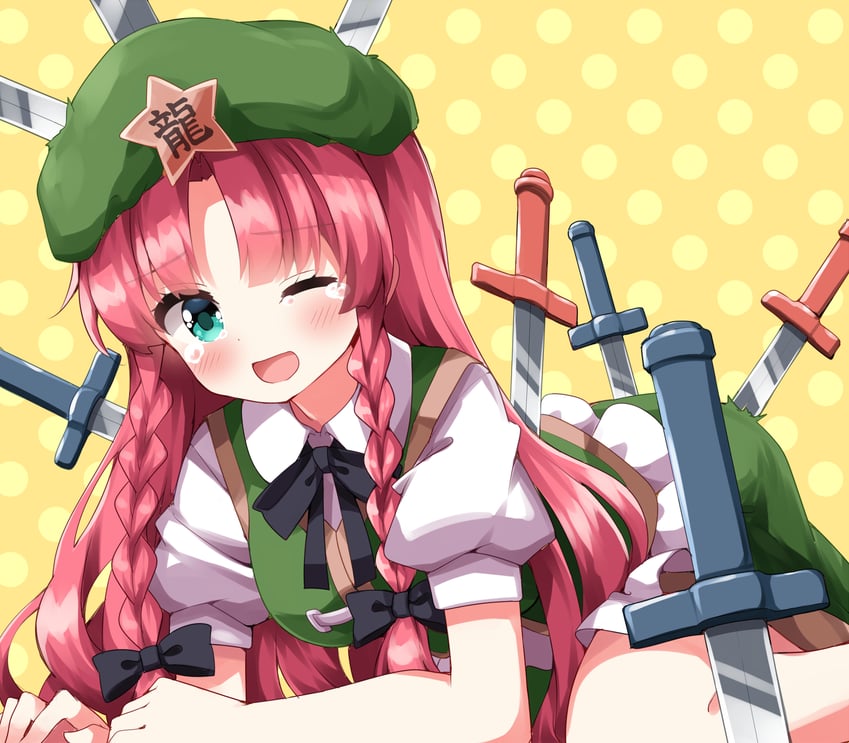 hong meiling (touhou) drawn by ruu_(tksymkw)