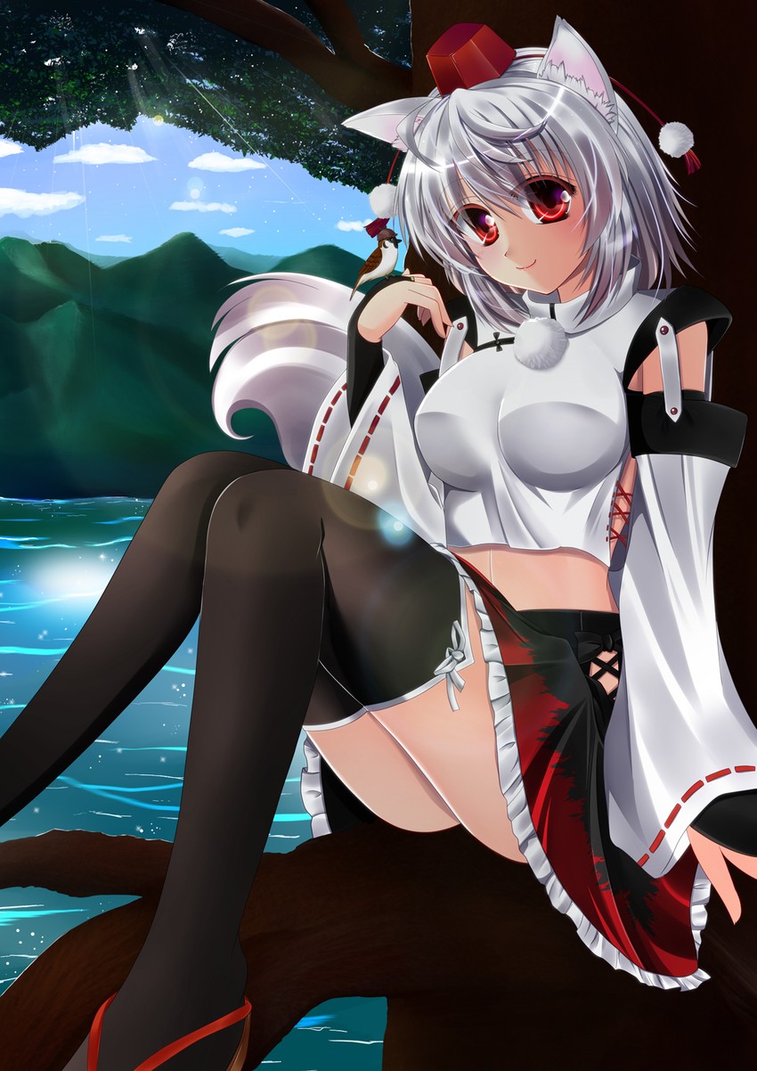 inubashiri momiji and mystia lorelei (touhou) drawn by fule