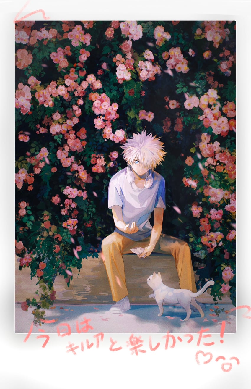 killua zoldyck (hunter x hunter) drawn by k.g_(matsumoto_zo)