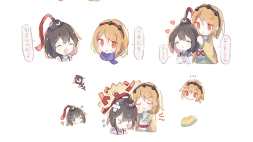 senri tsurubami and zuifeng tenkai (len'en) drawn by yapiemo
