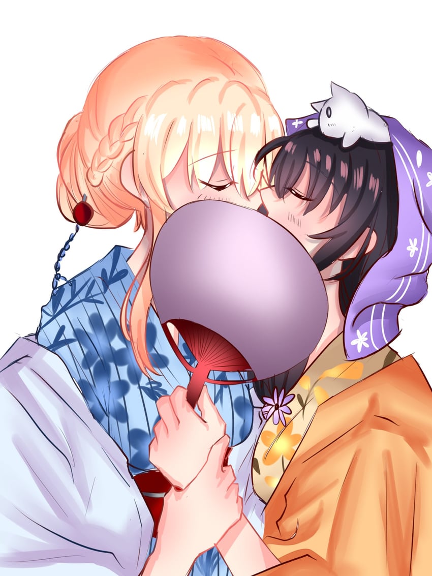 asakura karen and toujou tsukasa (heaven burns red) drawn by tskrn