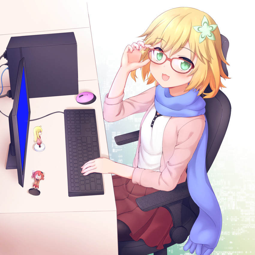 satanichia kurumizawa mcdowell, gabriel tenma white, and tapris chisaki sugarbell (gabriel dropout) drawn by faubynet