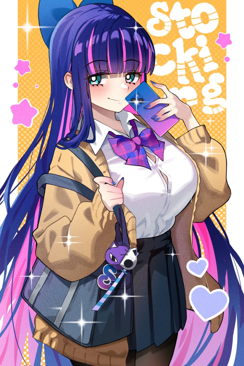 stocking and honekoneko (panty & stocking with garterbelt) drawn by sachichuu