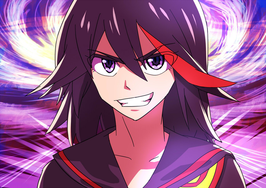 matoi ryuuko and senketsu (kill la kill) drawn by horaemon03