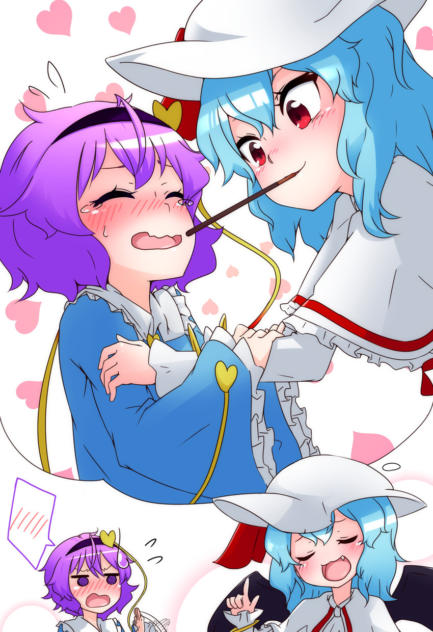 remilia scarlet and komeiji satori (touhou) drawn by kameyan