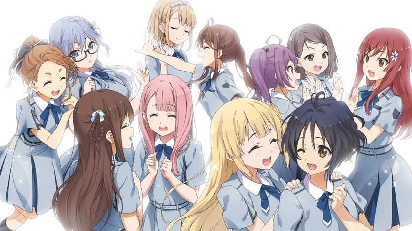 takigawa miu, maruyama akane, saito nicole, fujima sakura, sato reika, and 6 more (22/7 and 1 more)