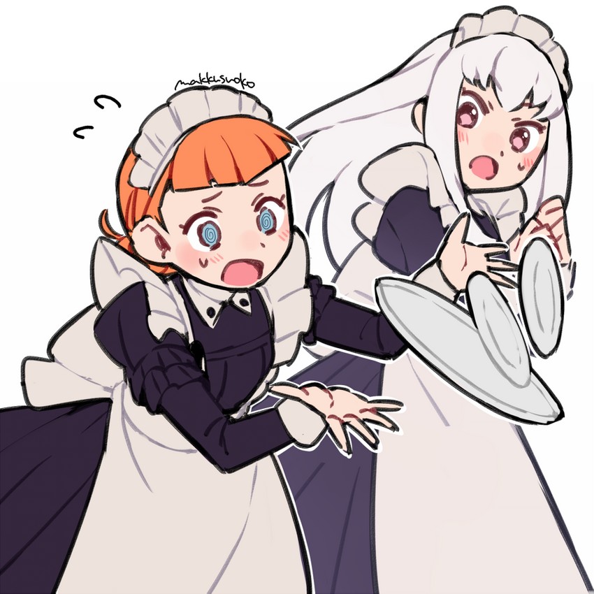 lysithea von ordelia and annette fantine dominic (fire emblem and 1 more) drawn by do_m_kaeru
