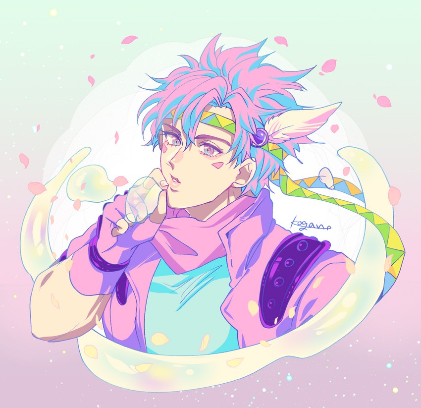 caesar anthonio zeppeli (jojo no kimyou na bouken and 1 more) drawn by kogatarou