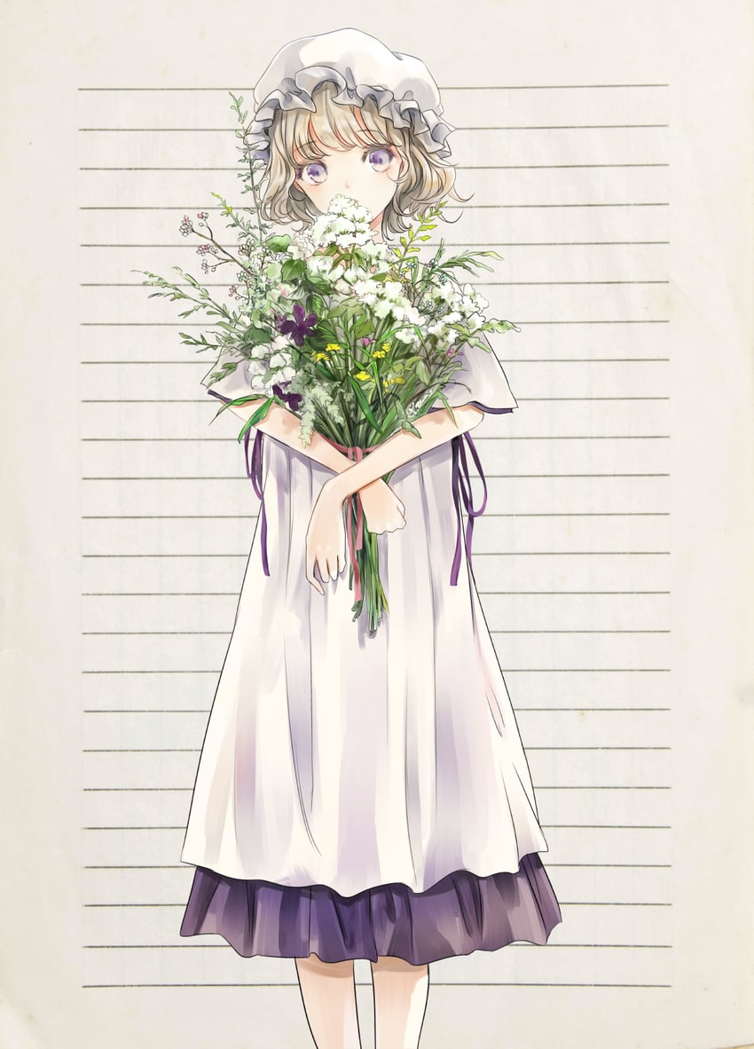 maribel hearn (touhou) drawn by poteimo_(poteimo622)