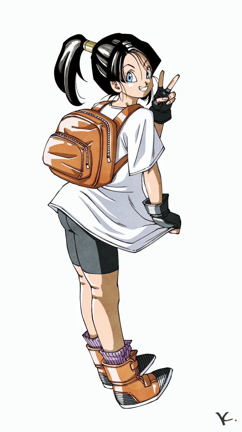 videl (dragon ball and 1 more) drawn by kakeru_(dbskakeru)